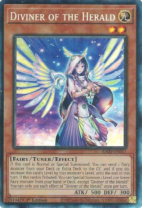 Diviner of the Herald (Collector's Rare) [RA05-EN017] Collector's Rare | Shuffle n Cut Hobbies & Games