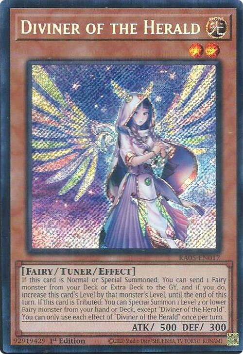 Diviner of the Herald (Secret Rare) [RA05-EN017] Secret Rare | Shuffle n Cut Hobbies & Games