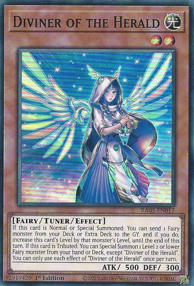 Diviner of the Herald [RA05-EN017] Super Rare | Shuffle n Cut Hobbies & Games