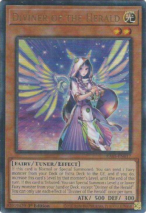 Diviner of the Herald (Ultimate Rare) [RA05-EN017] Ultimate Rare | Shuffle n Cut Hobbies & Games