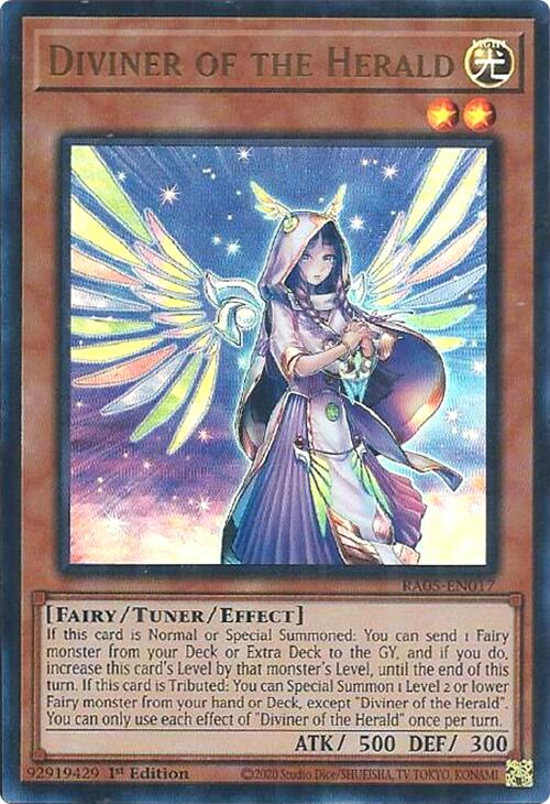 Diviner of the Herald (Ultra Rare) [RA05-EN017] Ultra Rare | Shuffle n Cut Hobbies & Games
