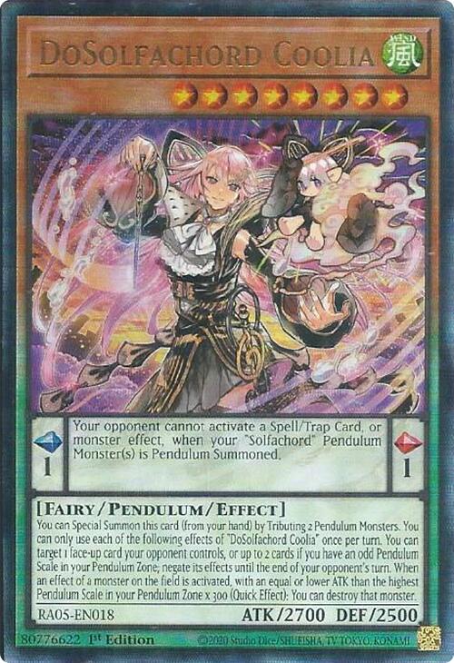 DoSolfachord Coolia (Ultimate Rare) [RA05-EN018] Ultimate Rare | Shuffle n Cut Hobbies & Games