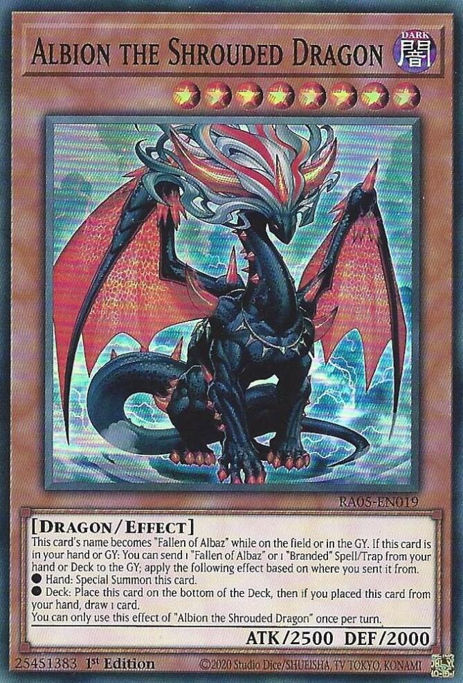 Albion the Shrouded Dragon [RA05-EN019] Super Rare | Shuffle n Cut Hobbies & Games