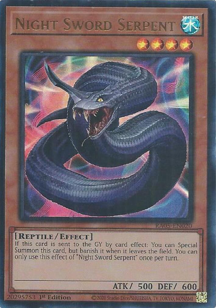 Night Sword Serpent (Ultra Rare) [RA05-EN020] Ultra Rare | Shuffle n Cut Hobbies & Games