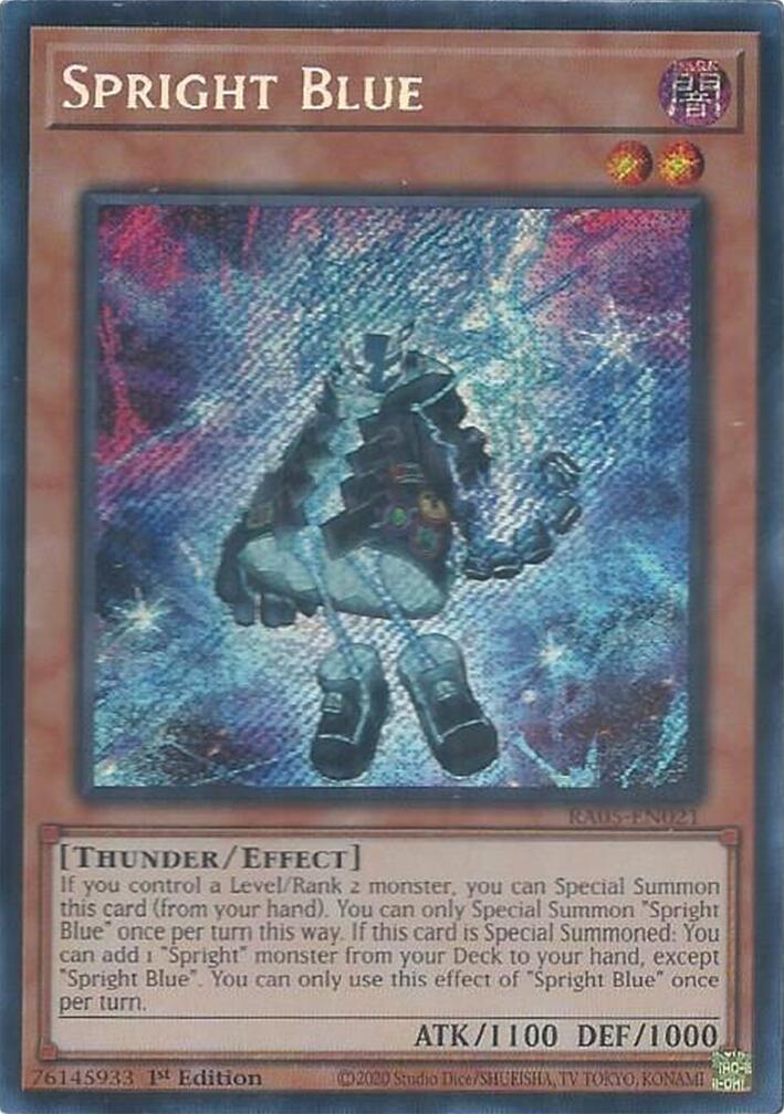 Spright Blue (Secret Rare) [RA05-EN021] Secret Rare | Shuffle n Cut Hobbies & Games