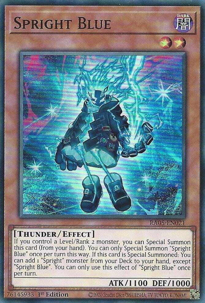 Spright Blue [RA05-EN021] Super Rare | Shuffle n Cut Hobbies & Games