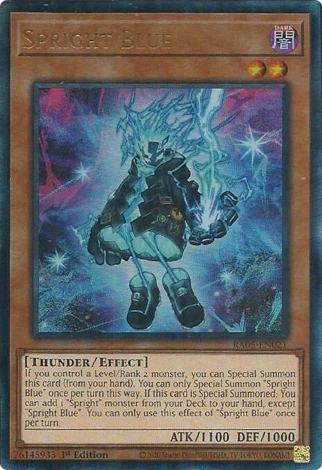 Spright Blue (Ultimate Rare) [RA05-EN021] Ultimate Rare | Shuffle n Cut Hobbies & Games