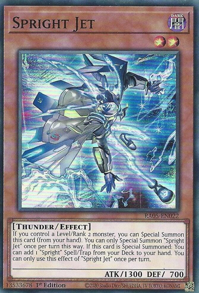 Spright Jet [RA05-EN022] Super Rare | Shuffle n Cut Hobbies & Games