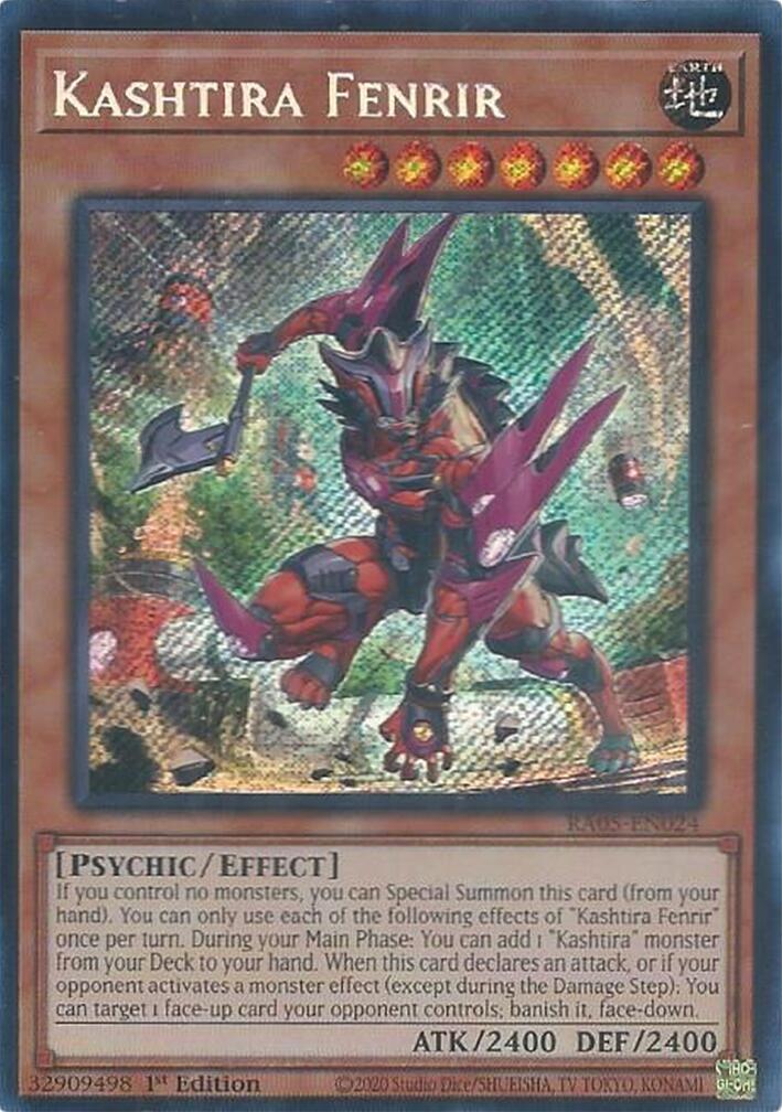 Kashtira Fenrir (Secret Rare) [RA05-EN024] Secret Rare | Shuffle n Cut Hobbies & Games