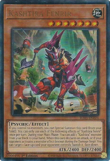 Kashtira Fenrir (Ultimate Rare) [RA05-EN024] Ultimate Rare | Shuffle n Cut Hobbies & Games
