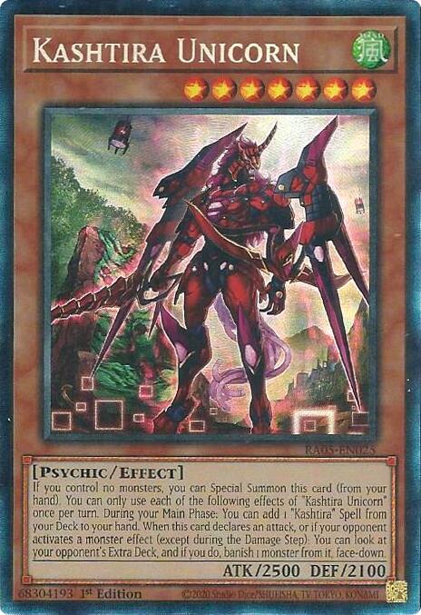Kashtira Unicorn (Collector's Rare) [RA05-EN025] Collector's Rare | Shuffle n Cut Hobbies & Games