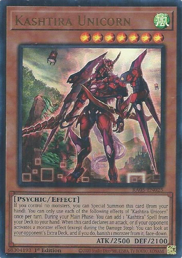Kashtira Unicorn (Ultra Rare) [RA05-EN025] Ultra Rare | Shuffle n Cut Hobbies & Games