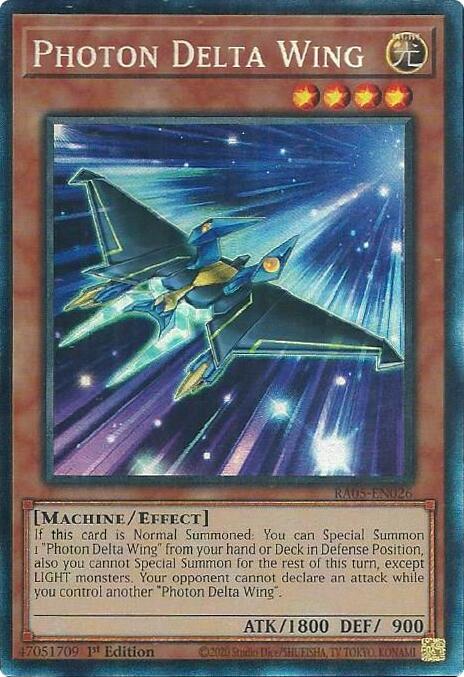 Photon Delta Wing (Collector's Rare) [RA05-EN026] Collector's Rare | Shuffle n Cut Hobbies & Games
