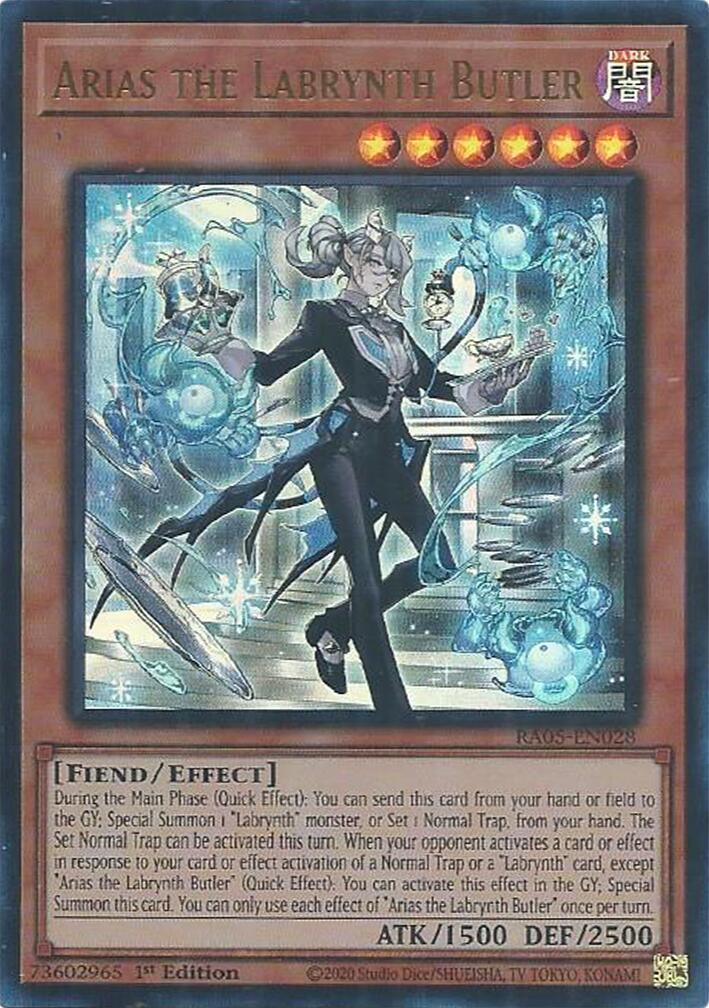 Arias the Labrynth Butler (Ultra Rare) [RA05-EN028] Ultra Rare | Shuffle n Cut Hobbies & Games