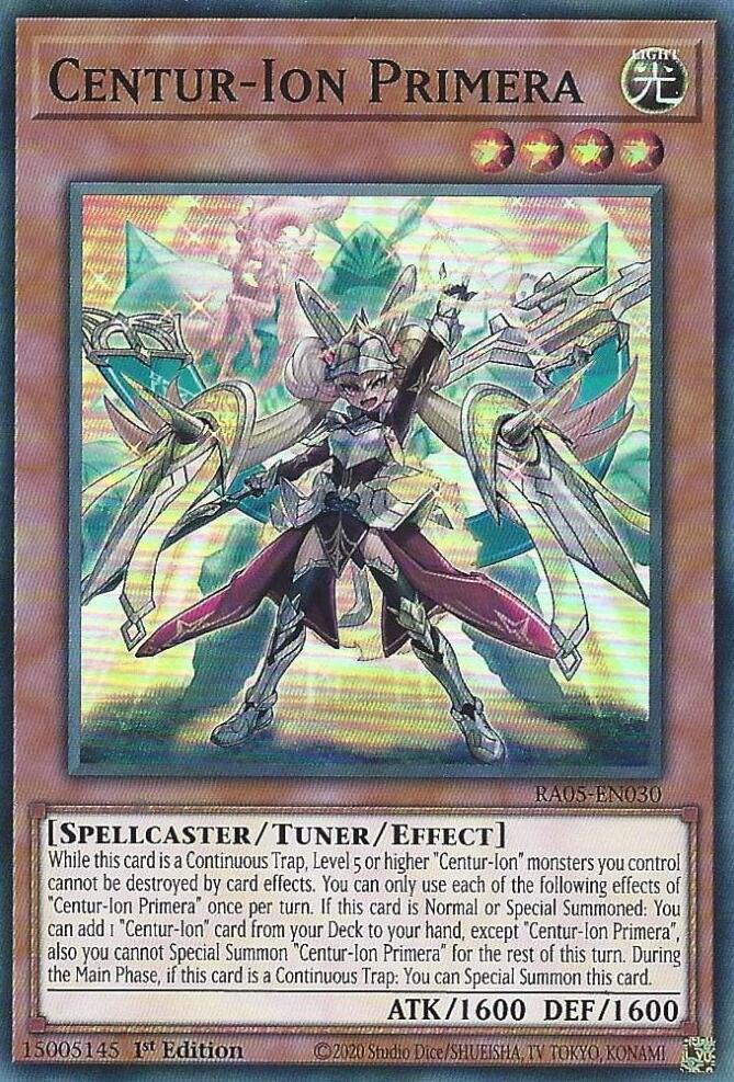 Centur-Ion Primera [RA05-EN030] Super Rare | Shuffle n Cut Hobbies & Games