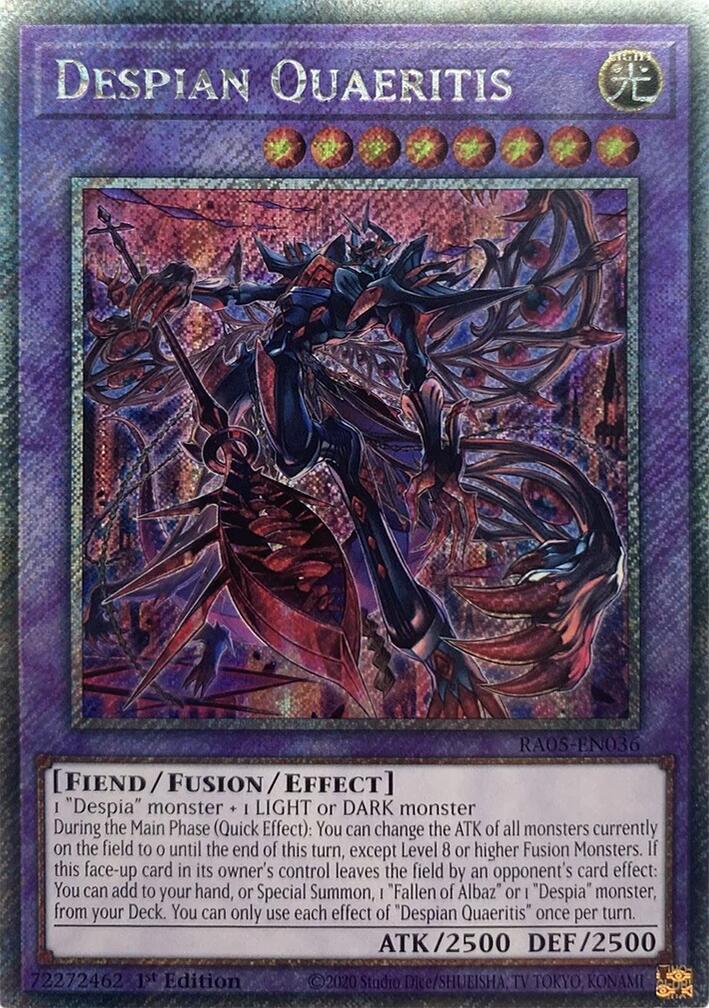 Despian Quaeritis (Platinum Secret Rare) [RA05-EN036] Platinum Secret Rare | Shuffle n Cut Hobbies & Games