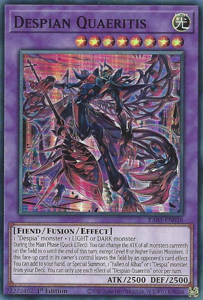 Despian Quaeritis [RA05-EN036] Super Rare | Shuffle n Cut Hobbies & Games