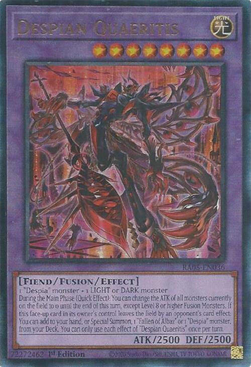 Despian Quaeritis (Ultimate Rare) [RA05-EN036] Ultimate Rare | Shuffle n Cut Hobbies & Games