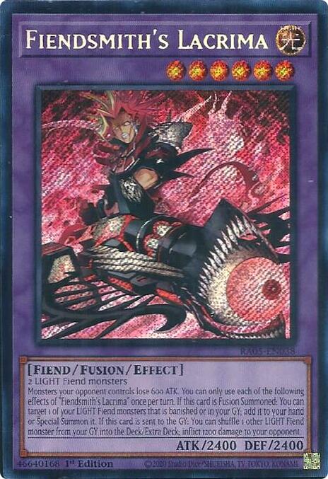 Fiendsmith's Lacrima (Secret Rare) [RA05-EN038] Secret Rare | Shuffle n Cut Hobbies & Games