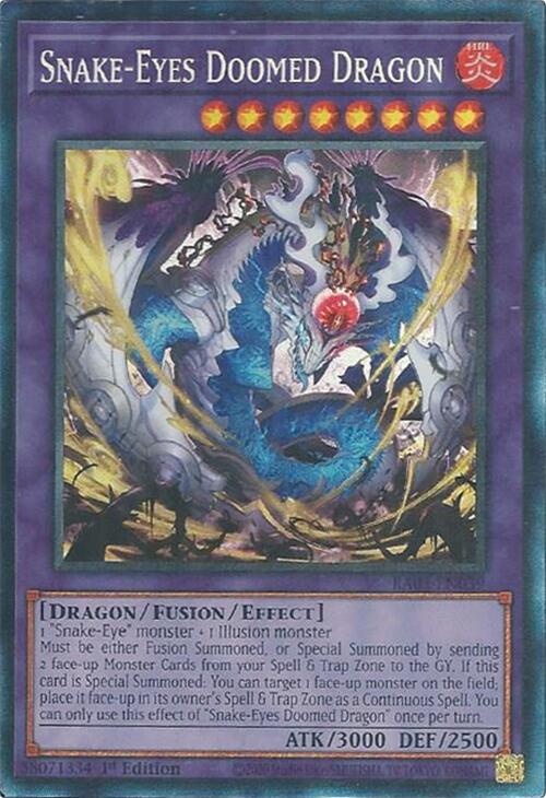 Snake-Eyes Doomed Dragon (Collector's Rare) [RA05-EN039] Collector's Rare | Shuffle n Cut Hobbies & Games
