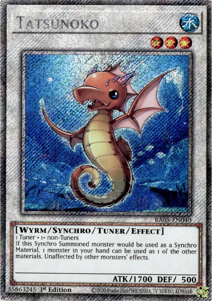 Tatsunoko (Platinum Secret Rare) [RA05-EN040] Platinum Secret Rare | Shuffle n Cut Hobbies & Games