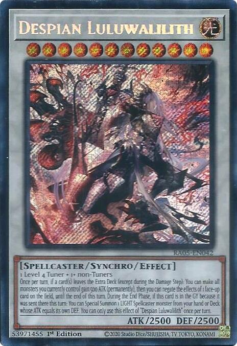Despian Luluwalilith (Secret Rare) [RA05-EN042] Secret Rare | Shuffle n Cut Hobbies & Games