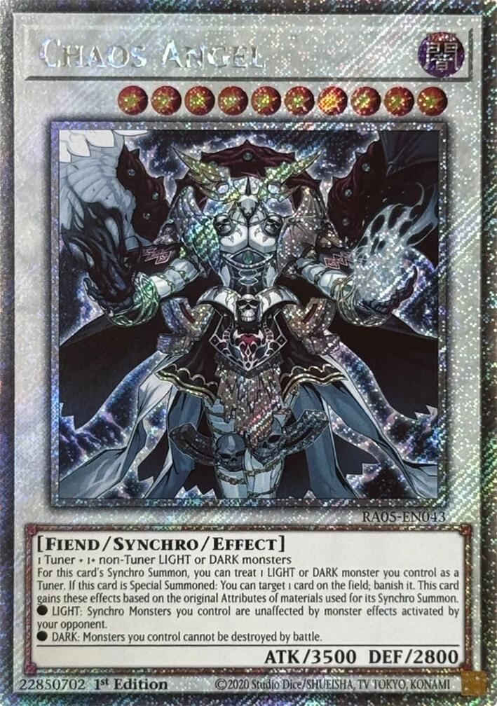 Chaos Angel (Platinum Secret Rare) [RA05-EN043] Platinum Secret Rare | Shuffle n Cut Hobbies & Games