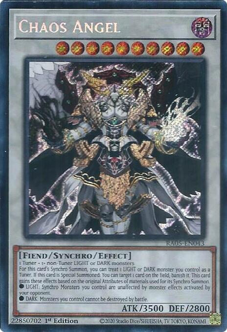 Chaos Angel (Secret Rare) [RA05-EN043] Secret Rare | Shuffle n Cut Hobbies & Games