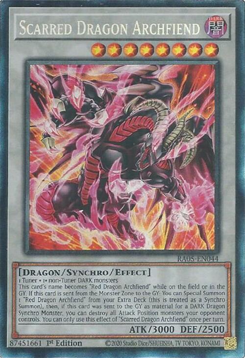Scarred Dragon Archfiend (Collector's Rare) [RA05-EN044] Collector's Rare | Shuffle n Cut Hobbies & Games