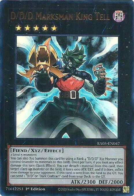 D/D/D Marksman King Tell (Ultra Rare) [RA05-EN047] Ultra Rare | Shuffle n Cut Hobbies & Games