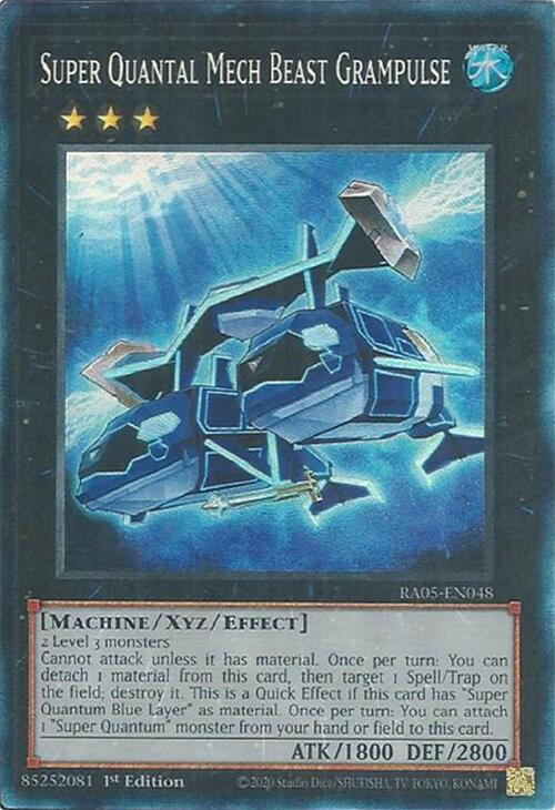 Super Quantal Mech Beast Grampulse (Collector's Rare) [RA05-EN048] Collector's Rare | Shuffle n Cut Hobbies & Games