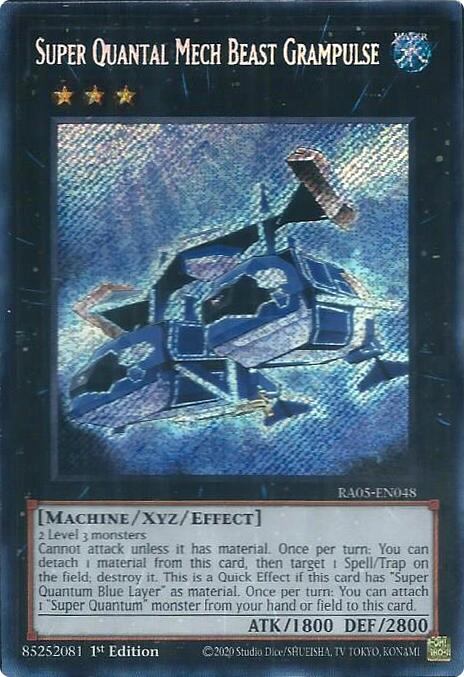 Super Quantal Mech Beast Grampulse (Secret Rare) [RA05-EN048] Secret Rare | Shuffle n Cut Hobbies & Games