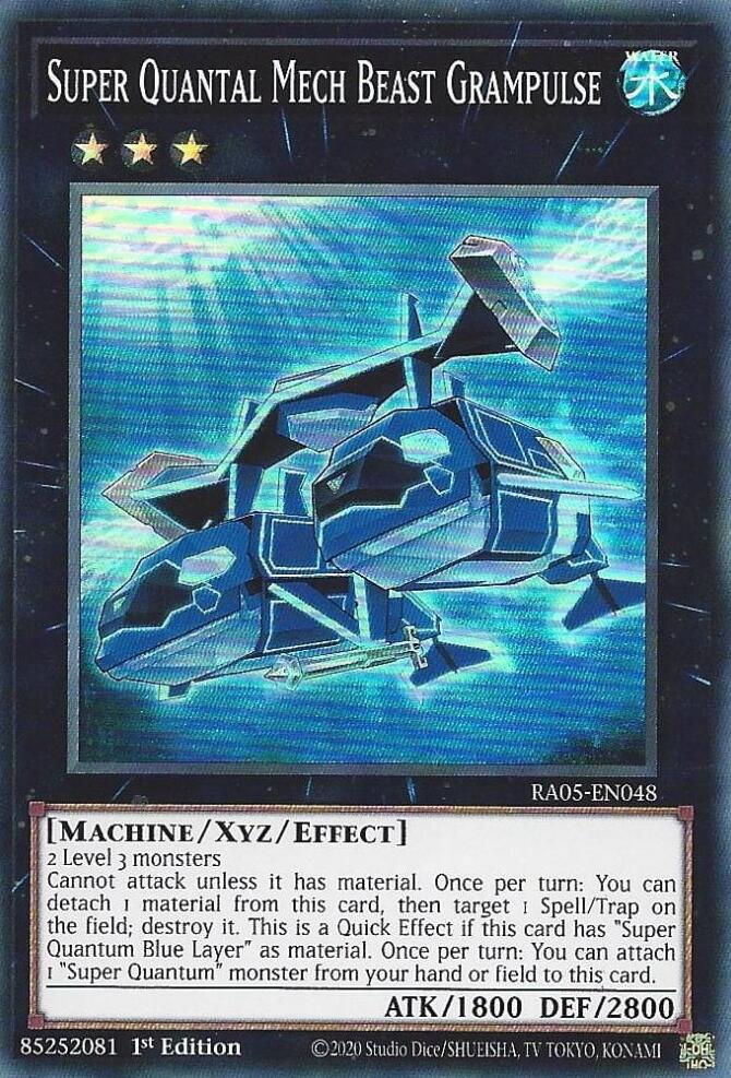 Super Quantal Mech Beast Grampulse [RA05-EN048] Super Rare | Shuffle n Cut Hobbies & Games