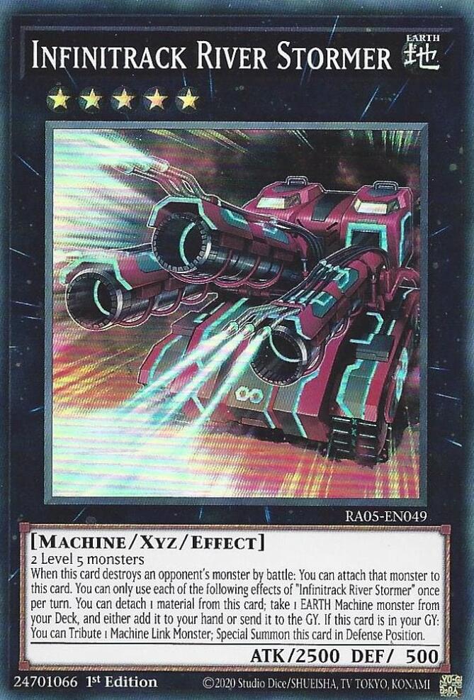 Infinitrack River Stormer [RA05-EN049] Super Rare | Shuffle n Cut Hobbies & Games