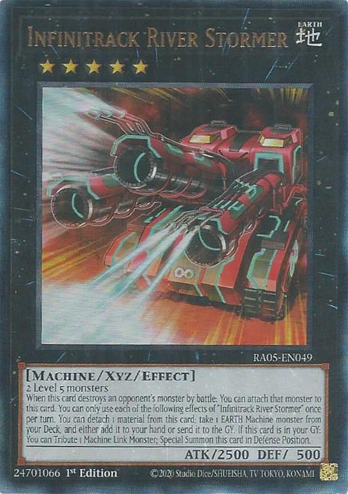 Infinitrack River Stormer (Ultimate Rare) [RA05-EN049] Ultimate Rare | Shuffle n Cut Hobbies & Games