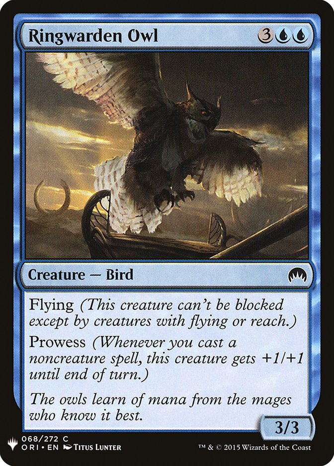 Ringwarden Owl [Mystery Booster] | Shuffle n Cut Hobbies & Games