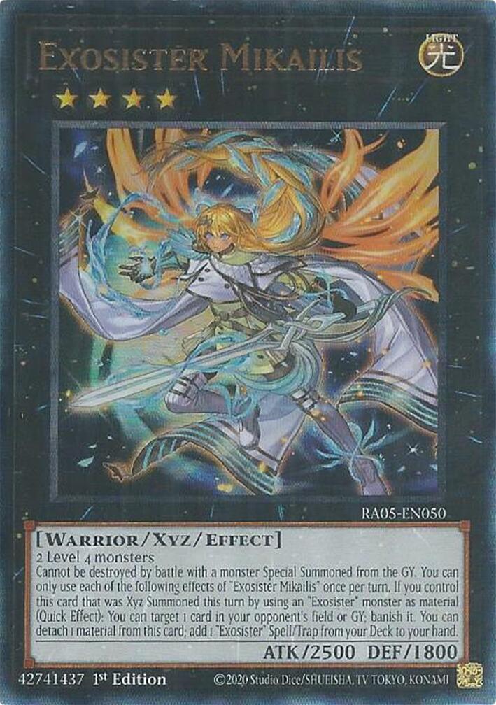 Exosister Mikailis (Ultimate Rare) [RA05-EN050] Ultimate Rare | Shuffle n Cut Hobbies & Games