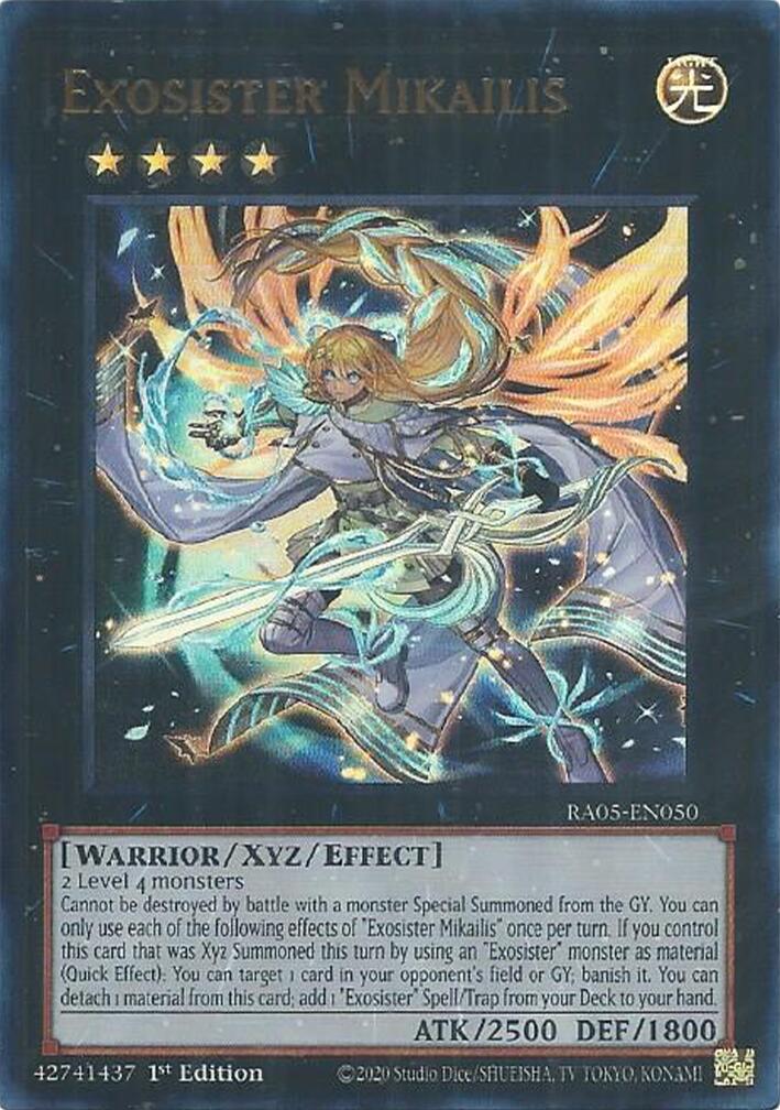 Exosister Mikailis (Ultra Rare) [RA05-EN050] Ultra Rare | Shuffle n Cut Hobbies & Games