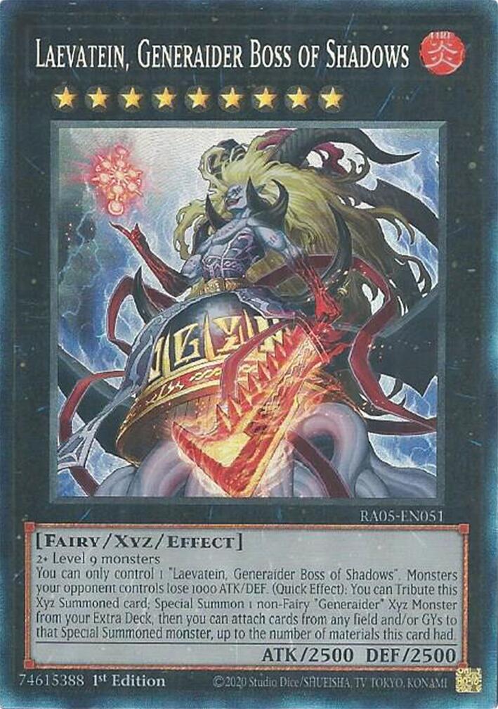 Laevatein, Generaider Boss of Shadows (Collector's Rare) [RA05-EN051] Collector's Rare | Shuffle n Cut Hobbies & Games
