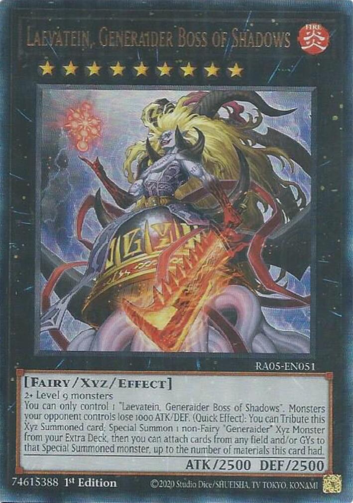Laevatein, Generaider Boss of Shadows (Ultimate Rare) [RA05-EN051] Ultimate Rare | Shuffle n Cut Hobbies & Games