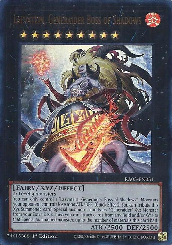 Laevatein, Generaider Boss of Shadows (Ultra Rare) [RA05-EN051] Ultra Rare | Shuffle n Cut Hobbies & Games