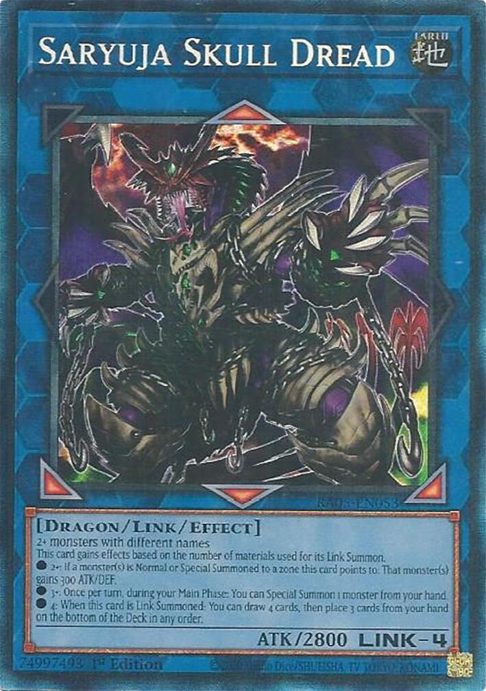 Saryuja Skull Dread (Collector's Rare) [RA05-EN053] Collector's Rare | Shuffle n Cut Hobbies & Games