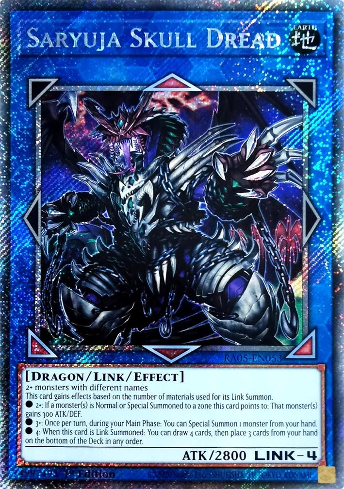 Saryuja Skull Dread (Platinum Secret Rare) [RA05-EN053] Platinum Secret Rare | Shuffle n Cut Hobbies & Games