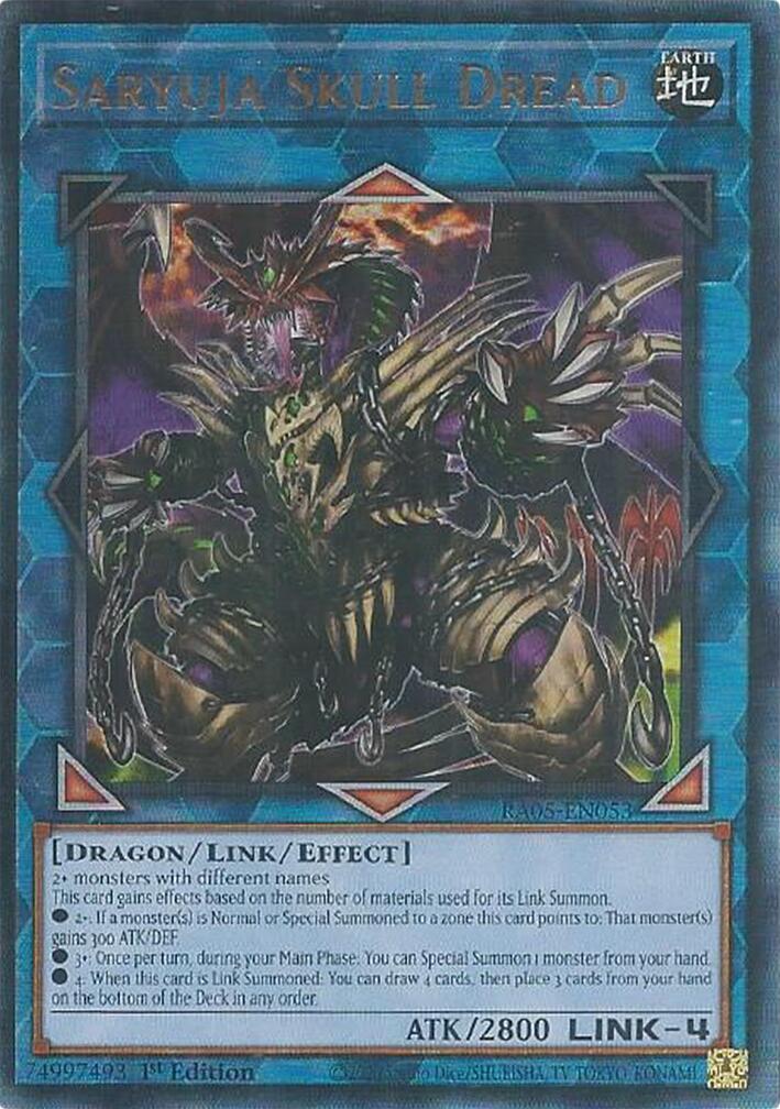 Saryuja Skull Dread (Ultimate Rare) [RA05-EN053] Ultimate Rare | Shuffle n Cut Hobbies & Games
