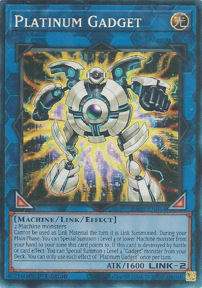 Platinum Gadget (Collector's Rare) [RA05-EN054] Collector's Rare | Shuffle n Cut Hobbies & Games
