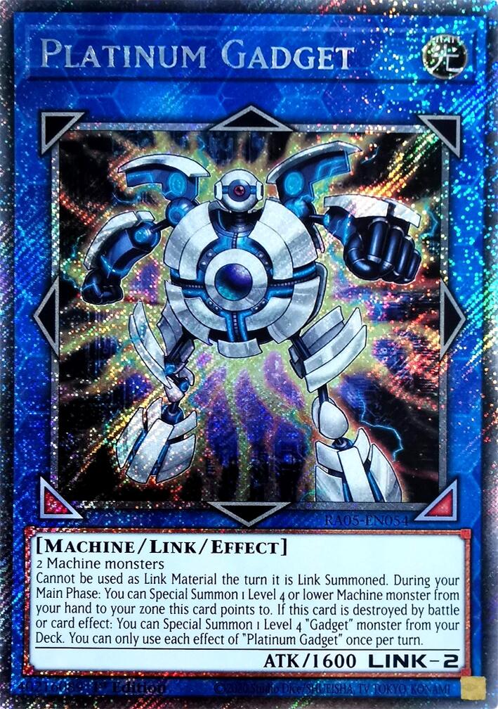 Platinum Gadget (Platinum Secret Rare) [RA05-EN054] Platinum Secret Rare | Shuffle n Cut Hobbies & Games