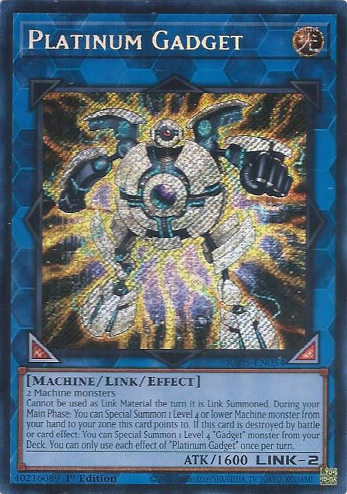 Platinum Gadget (Secret Rare) [RA05-EN054] Secret Rare | Shuffle n Cut Hobbies & Games