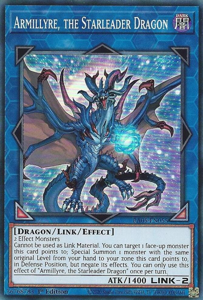 Armillyre, the Starleader Dragon [RA05-EN055] Super Rare | Shuffle n Cut Hobbies & Games