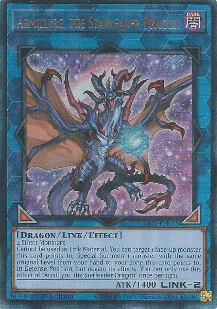 Armillyre, the Starleader Dragon (Ultimate Rare) [RA05-EN055] Ultimate Rare | Shuffle n Cut Hobbies & Games