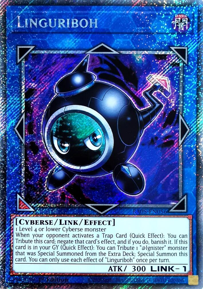 Linguriboh (Platinum Secret Rare) [RA05-EN056] Platinum Secret Rare | Shuffle n Cut Hobbies & Games